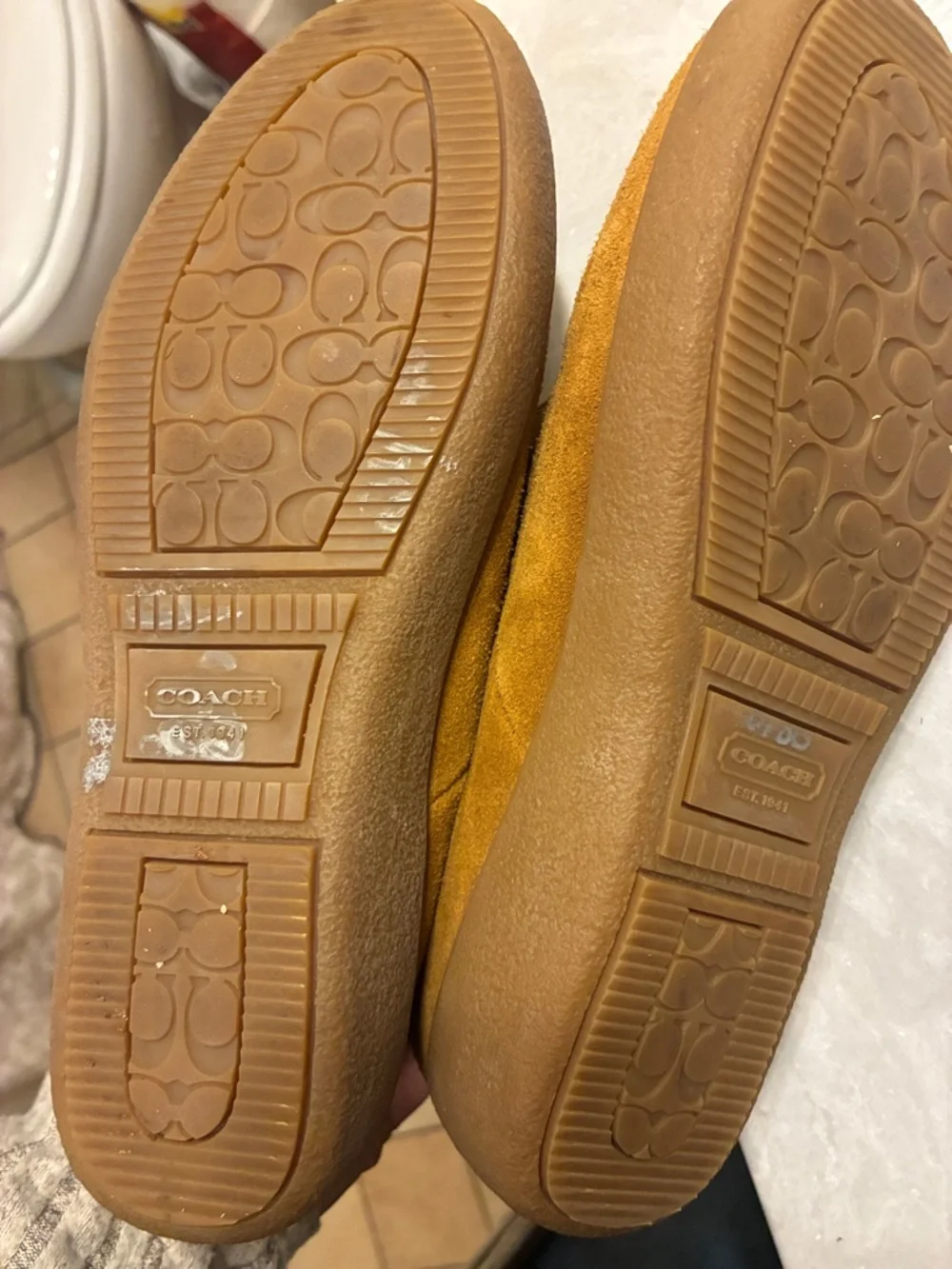 Coach Suede‎ Boot in Tan